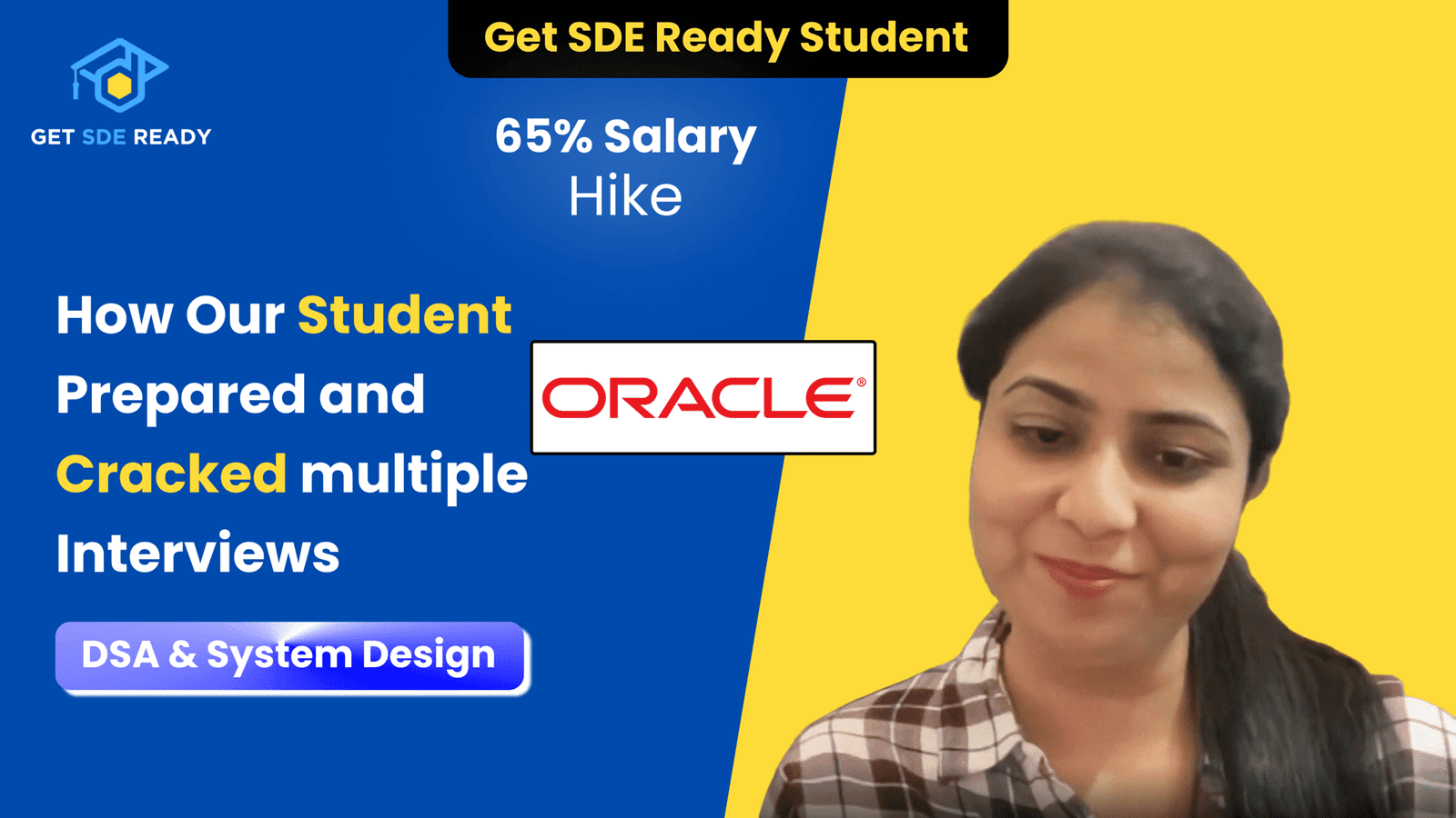 Somia’s Journey | Upskilling with Get SDE Ready | From DSA to System Design Success