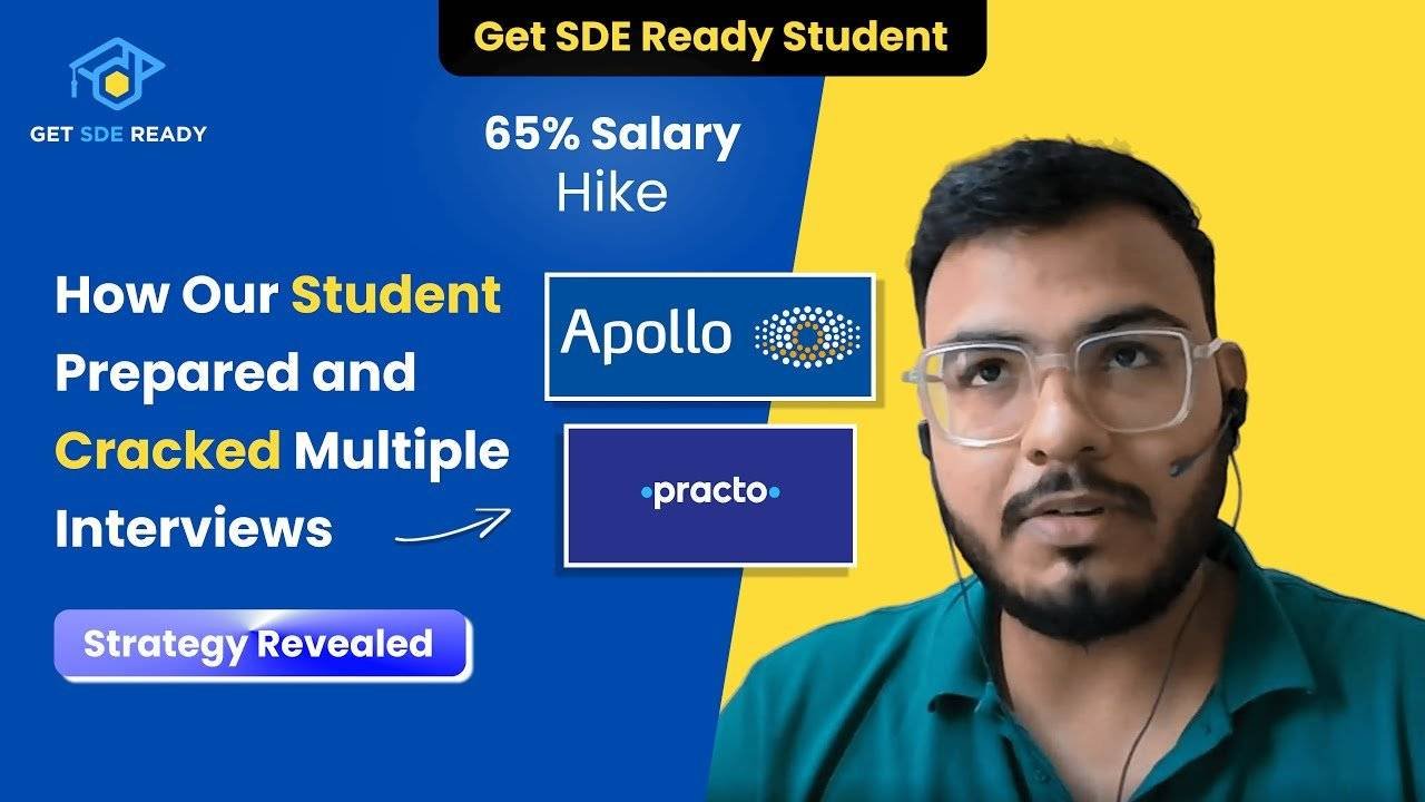 How Miraj Cracked Multiple Job Offers with 65%+ Salary Hike! | DSA & System Design Success